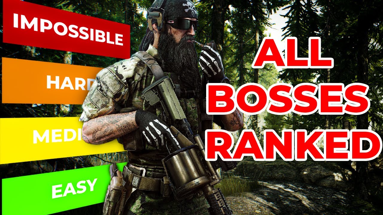 Tarkov Bosses Fought Easiest To Hardest! Escape From Tarkov Boss Tier List.