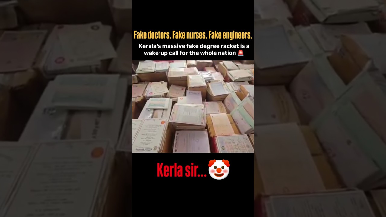Kerala fake degree racket, doctors engineers and nurses busted #kerala #fakedegree #doctos #nurses