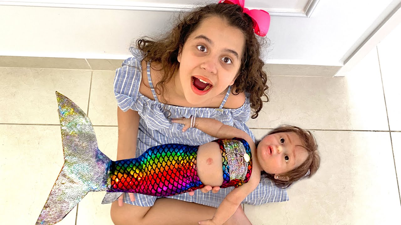 SARAH e a SURPRESA da BEBÊ REBORN SEREIA AQUÁTICA