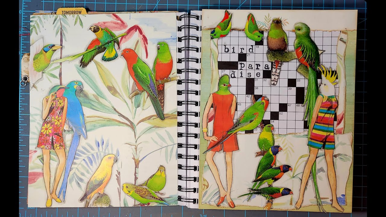 #nrbirdcollage Nellie & Ruth For the Birds Challenge Mini Collage #collage #birdcollage