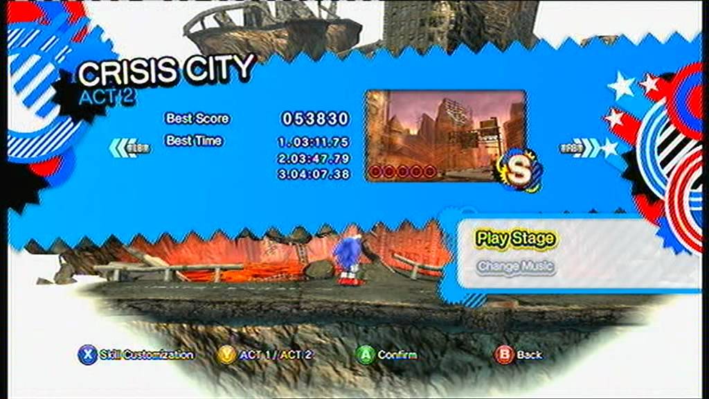 Sonic Generations - 100% Completion & Acheivements