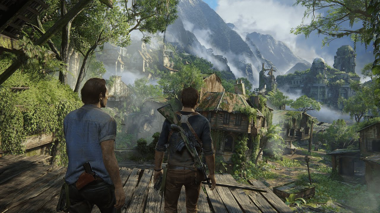 UNCHARTED 4- CIUDAD CON MANSIONES PIRATAS LLAMADOS LADRONES (CAPITULO 14)