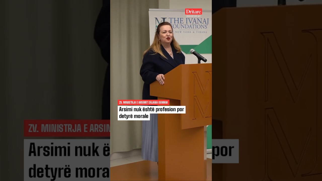 Zv. ministrja e Arsimit Orjana Osmani: Mësuesia nuk është profesion por detyrë morale