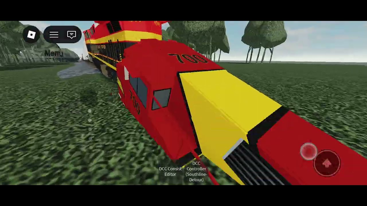 KCS train derails try to stop with emergency brakes