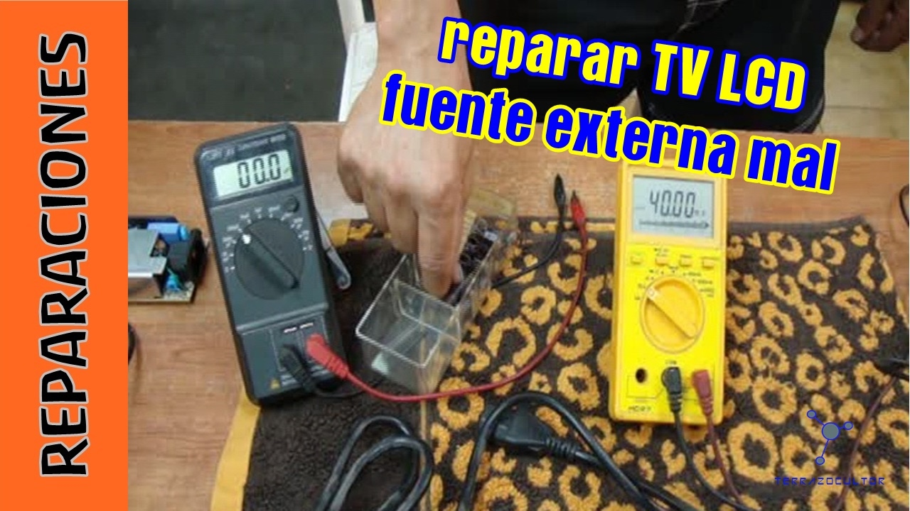 Reparar TV LCD Fuente externa mal