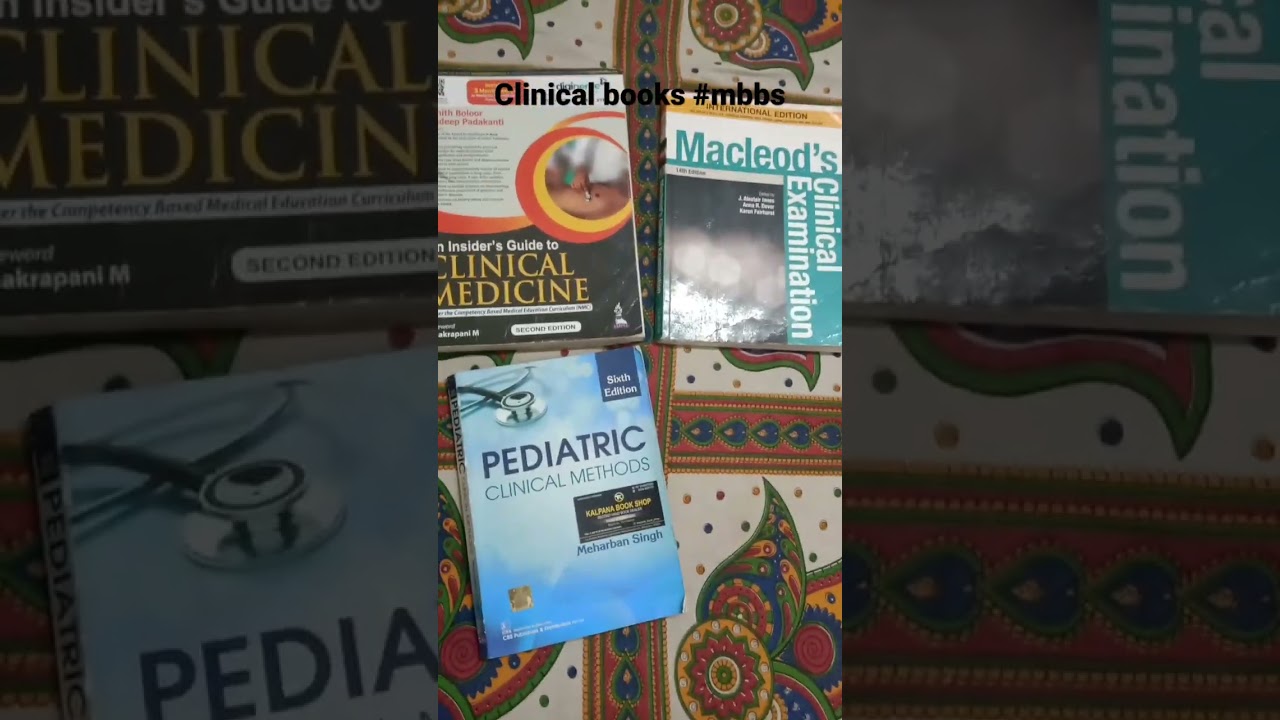 clinical books #books #mbbs #neetmotivation #doctor #clinic