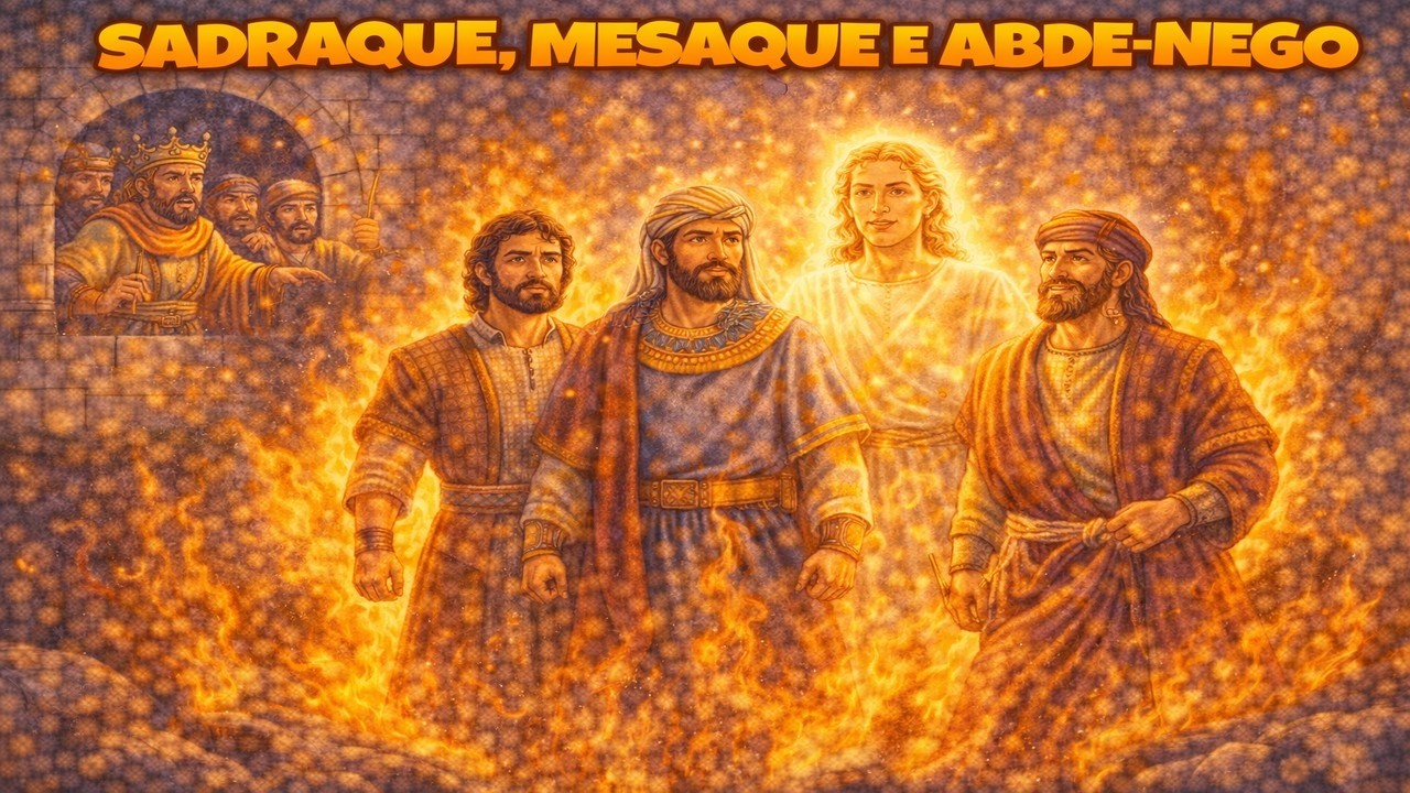 SADRAQUE, MESAQUE E ABDE-NEGO: LIÇÃO DE CORAGEM...