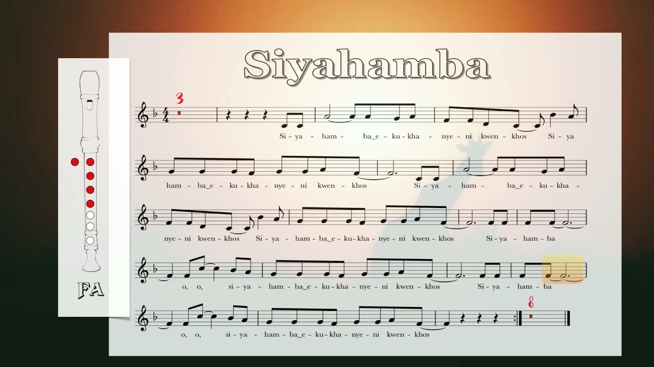 6ºMU Flauta Siyahamba