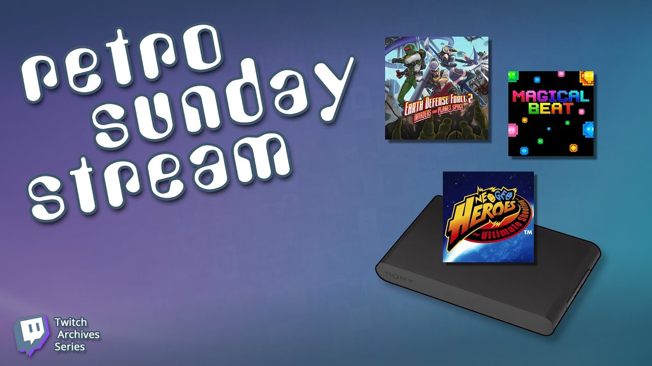 Retro Sunday Stream ~ I Want My Vita TV! (EDF2, NeoGeo Heroes, Magical Beat)