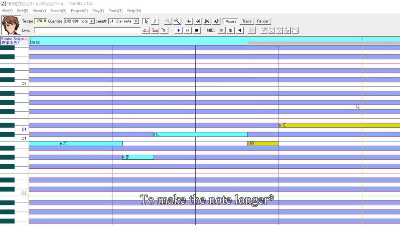 [UTAU TUTORIAL] How to tune/edit a UST