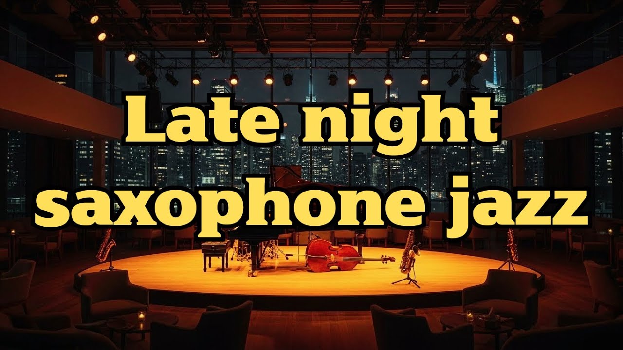 Midnight Jazz Café | Smooth Saxophone Melodies