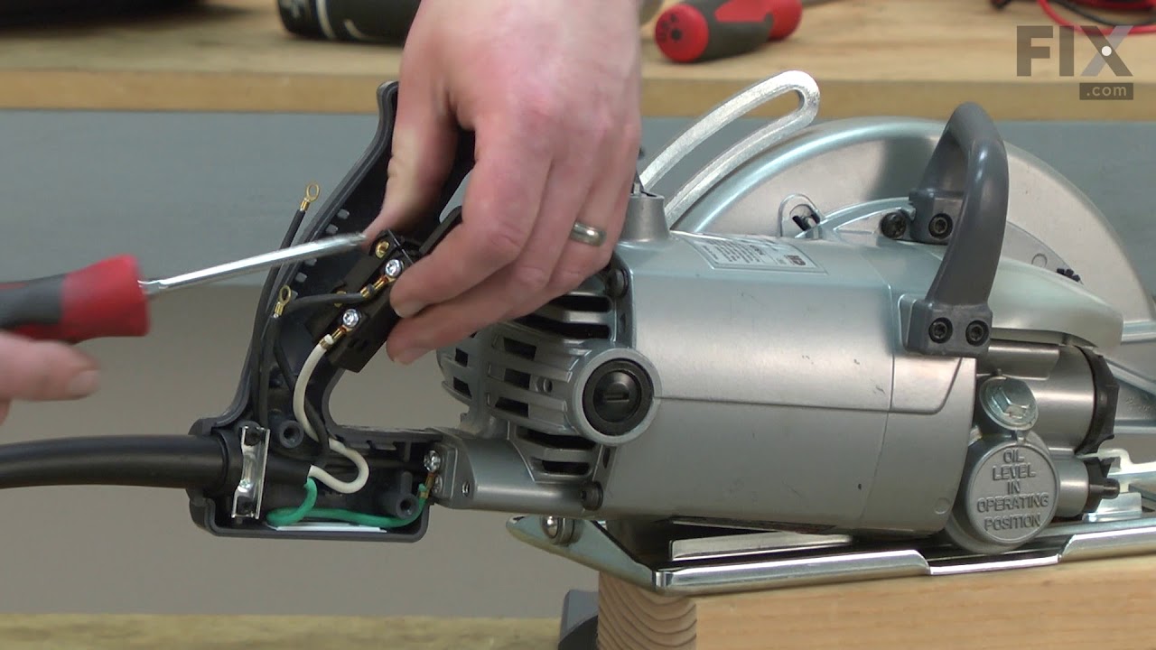 Skil Circular Saw Repair - How to Replace the Switch