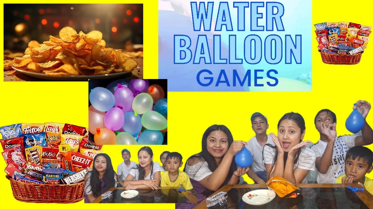 water balloons 🎈 games || fun time || brothers vs sisters @SherilinKhongwarchannel