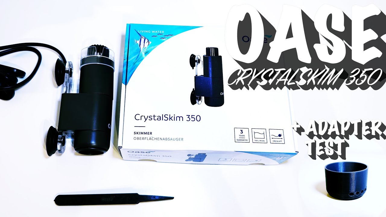 Oase CrystalSkim 350 Oberflächenabsauger Vorstellung + Adapter Test