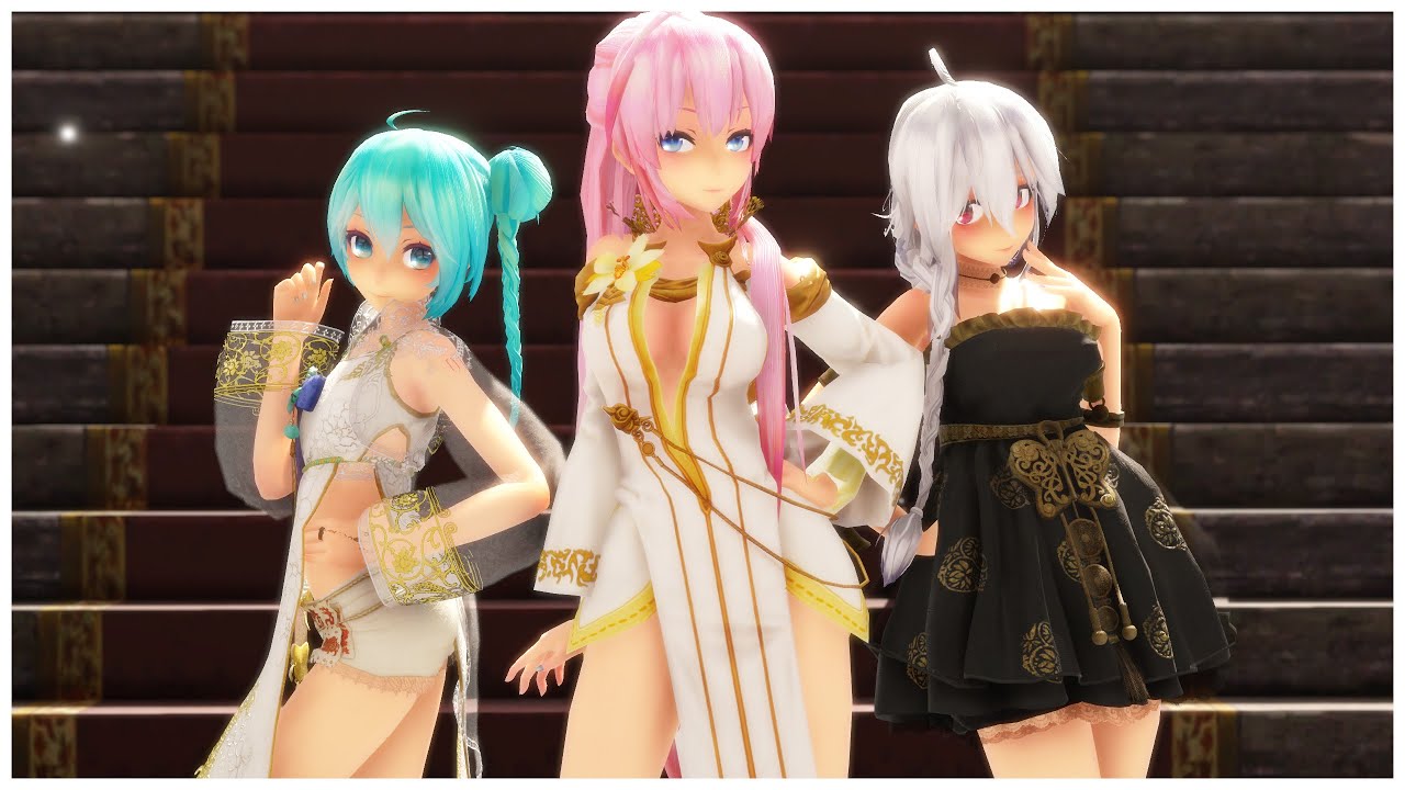 【MMD】神谕法则 ( Miku , Luka , Haku )