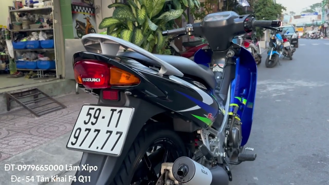 Satria 2006 ‘ Biên Số víp sì líp ‘ Cái mấy chạy 3 thằng Tây luôn nhen ‘