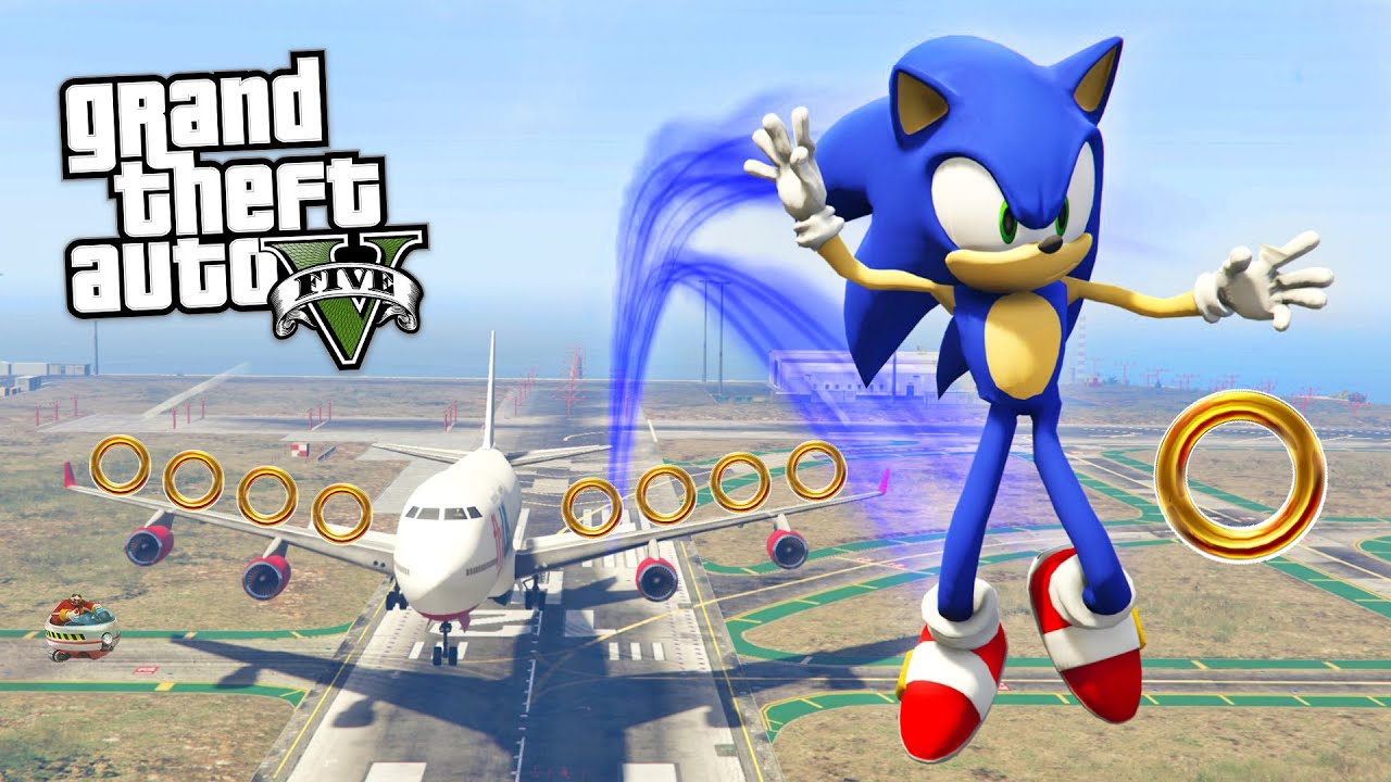 GTA 5 Mods - ULTIMATE SONIC THE HEDGEHOG MOD!! GTA 5 Sonic Mod Gameplay! (GTA 5 Mods Gameplay)