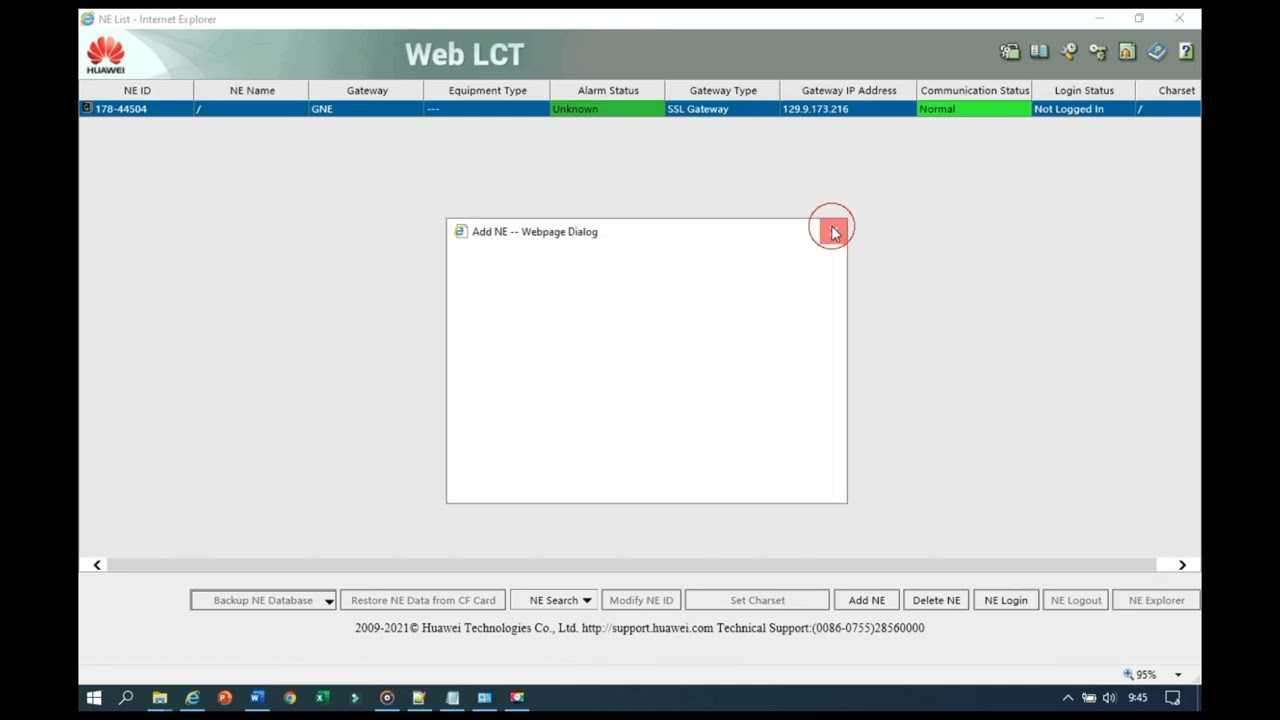 Login  New RTN Huawei 2022
