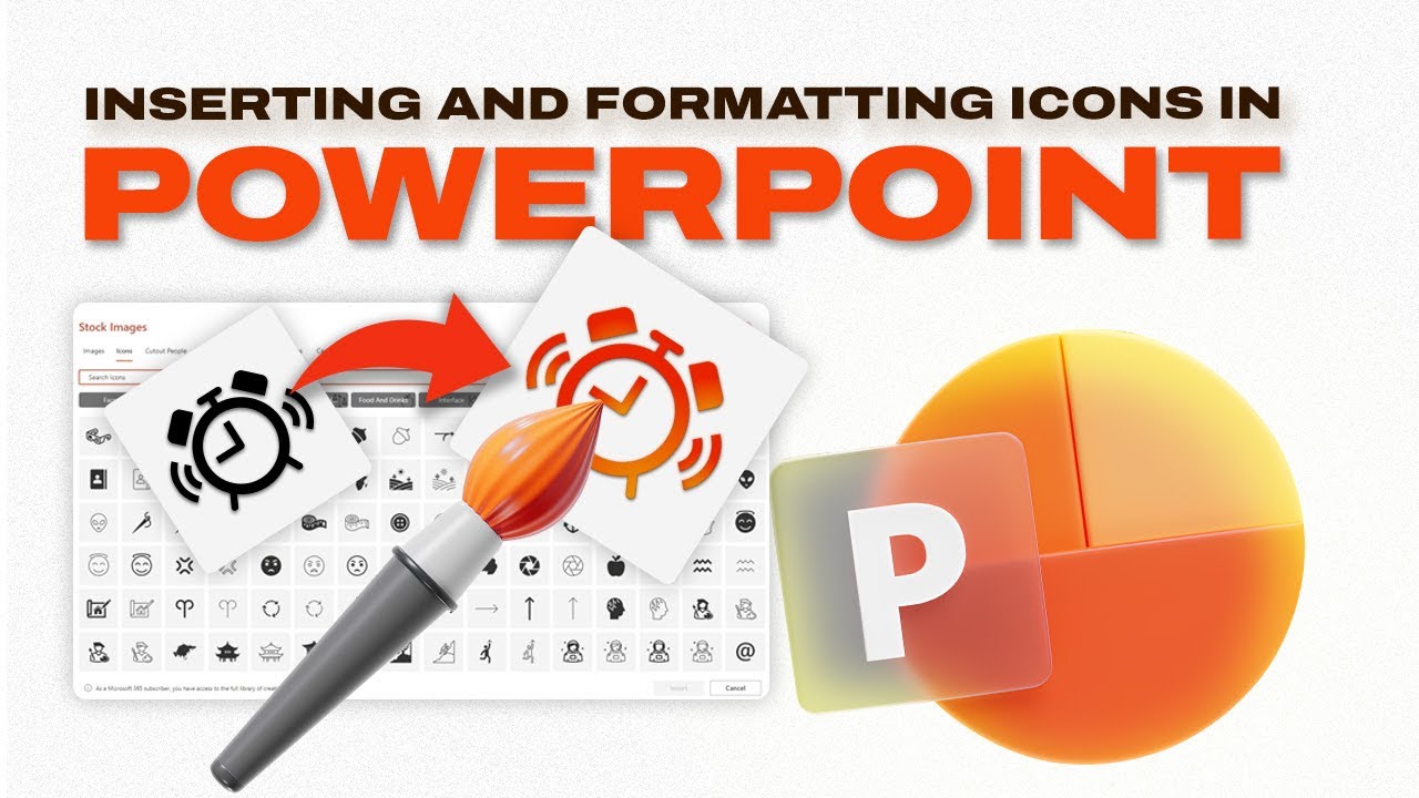 Как вставлять и форматировать значки в PowerPoint