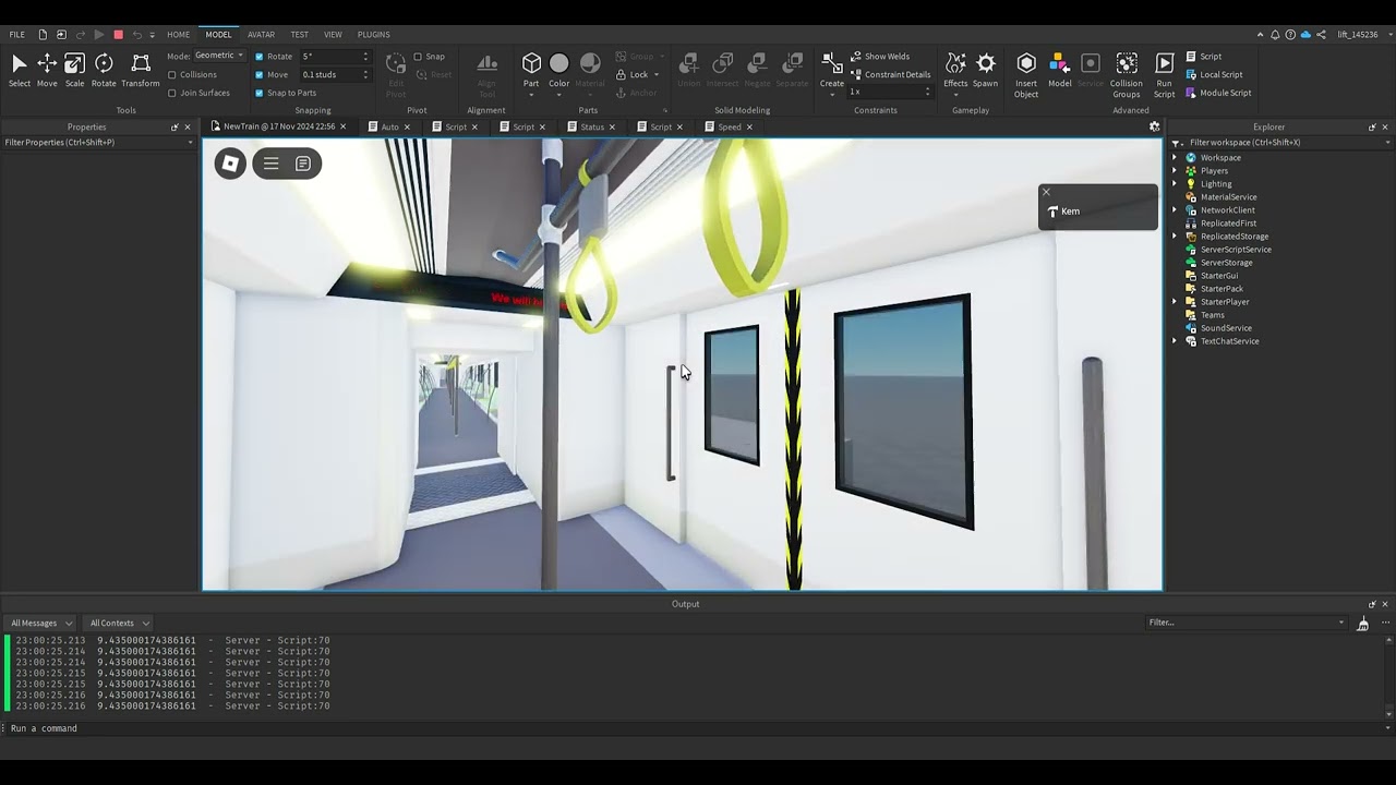 Automated train with working PIS, Plug-in Style doors [Showcase]