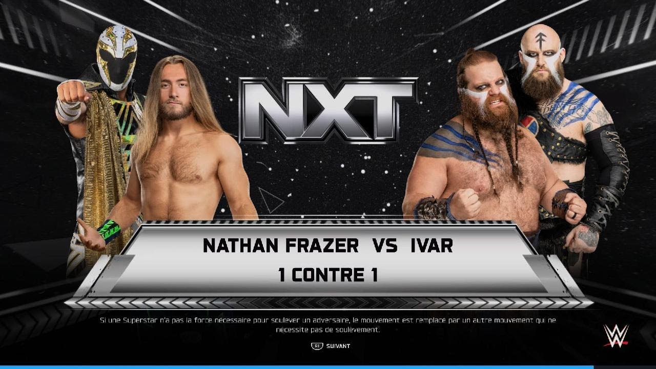 [WWE 2K25] Nathan Frazer vs Ivar (NXT Mai 2024 n°3)