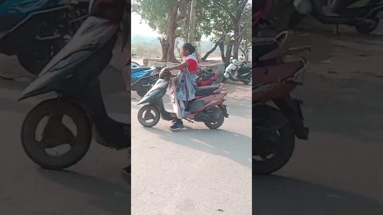 హాస్పిటల్ డ్యూటీ కి వెళ్లడానికి సిద్ధమైన మేడం# లక్కీ డ్రైవింగ్ స్కూల్#9533369162# అనంతపూర్