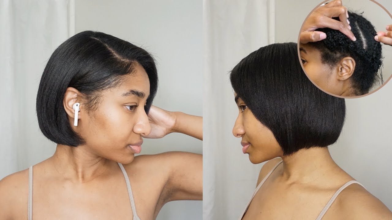 Two Month Sew-In Take Down On Relaxed Hair