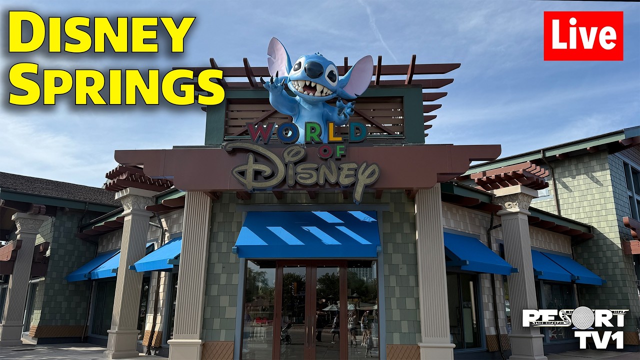 🔴Live: Whimsical Wednesday at Disney Springs - Walt Disney World Live Stream - 10-21-26