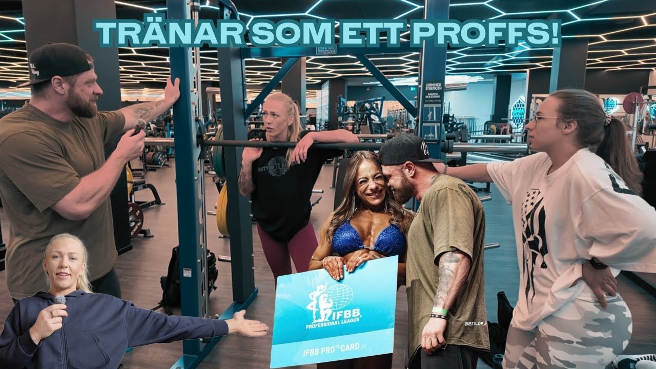 Tränar Glutes som ett proffs! Ft. PRO Coach Patrick & IFBB PRO Andrea