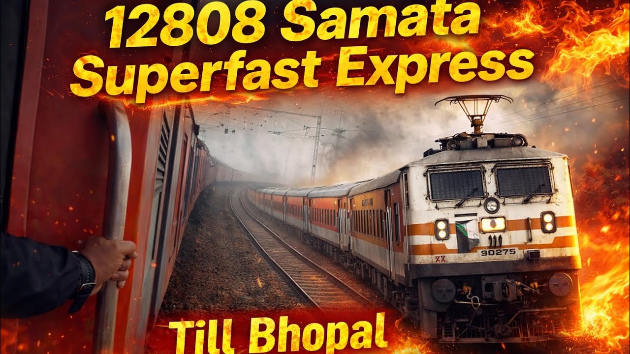 Journey In 12808 Samata Sf Express 🚆*almost death experience*😨