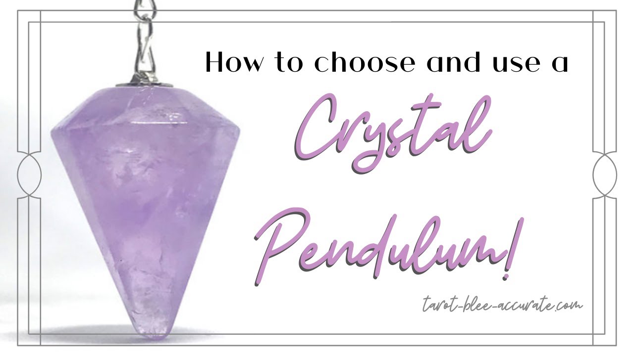 How to Use a Crystal Pendulum! Picking the Right Pendulum for You, Getting Yes & No Answers!