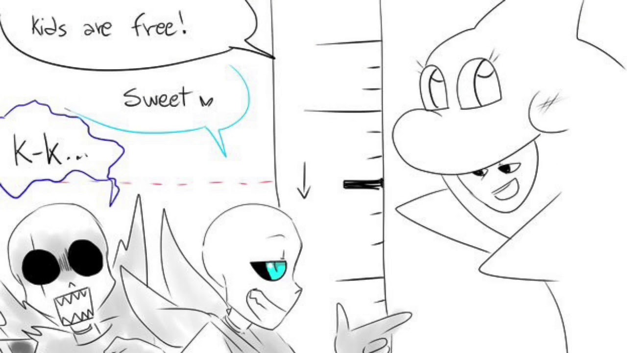 Swapfell et Underswap vont a Disneyland ! (Traduction Française) comic dub
