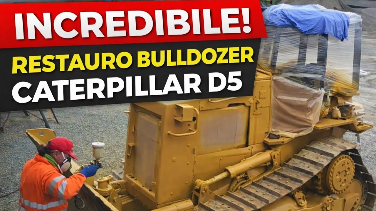 RECUPERO РЕСТАВРАЦИЯ БУЛЬДОЗАТОРА CATERPILLAR D5H РЕСТАВРАЦИЯ БУЛЬДОЗАТОРА CATERPILLAR D5H Оборуд...