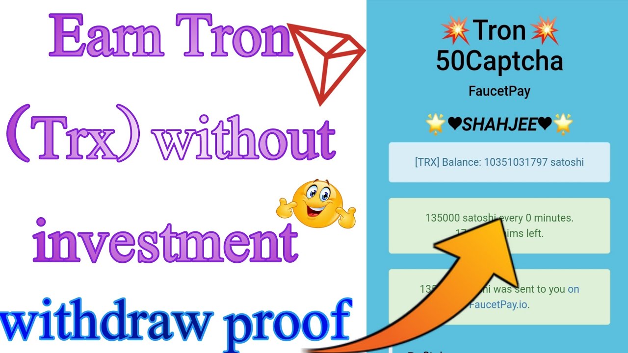Earn Tron (Trx) coin without any investment 2021 || How to make money with tron50captcha easily urdu