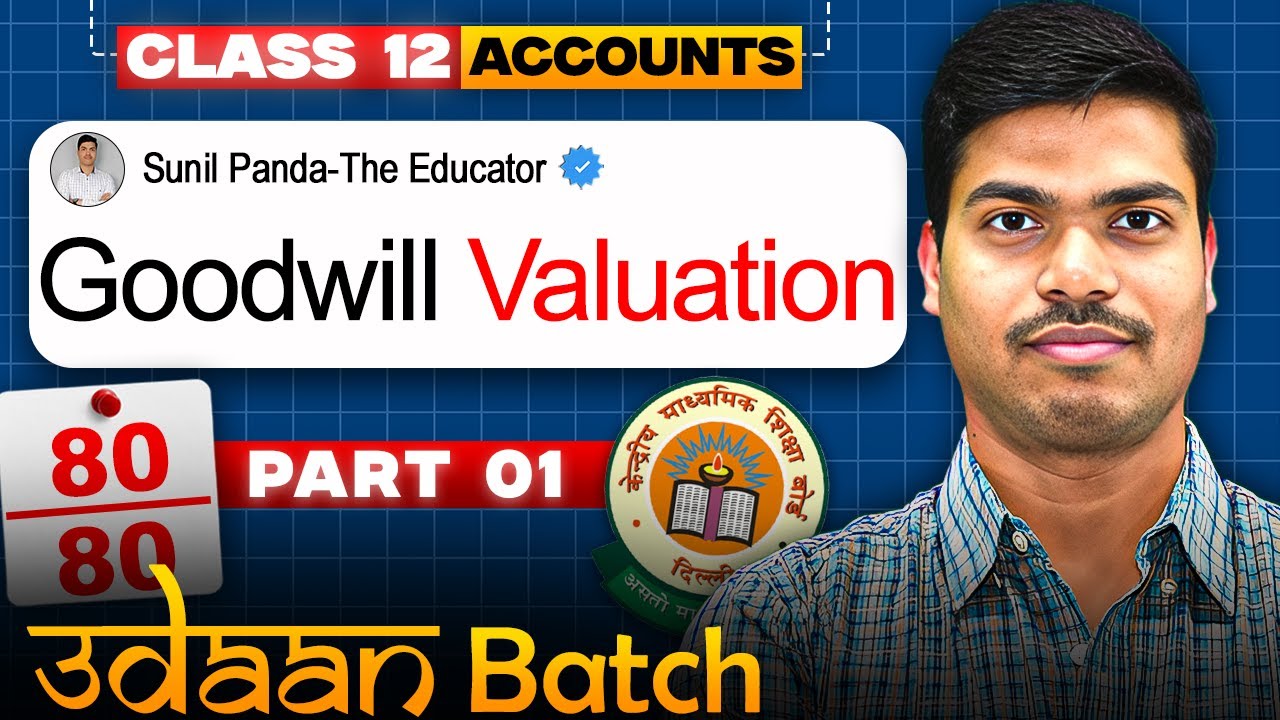 Goodwill: Nature & Valuation | Part 1 | Basic Concepts & Questions | Class 12 Accounts | 2025-2026
