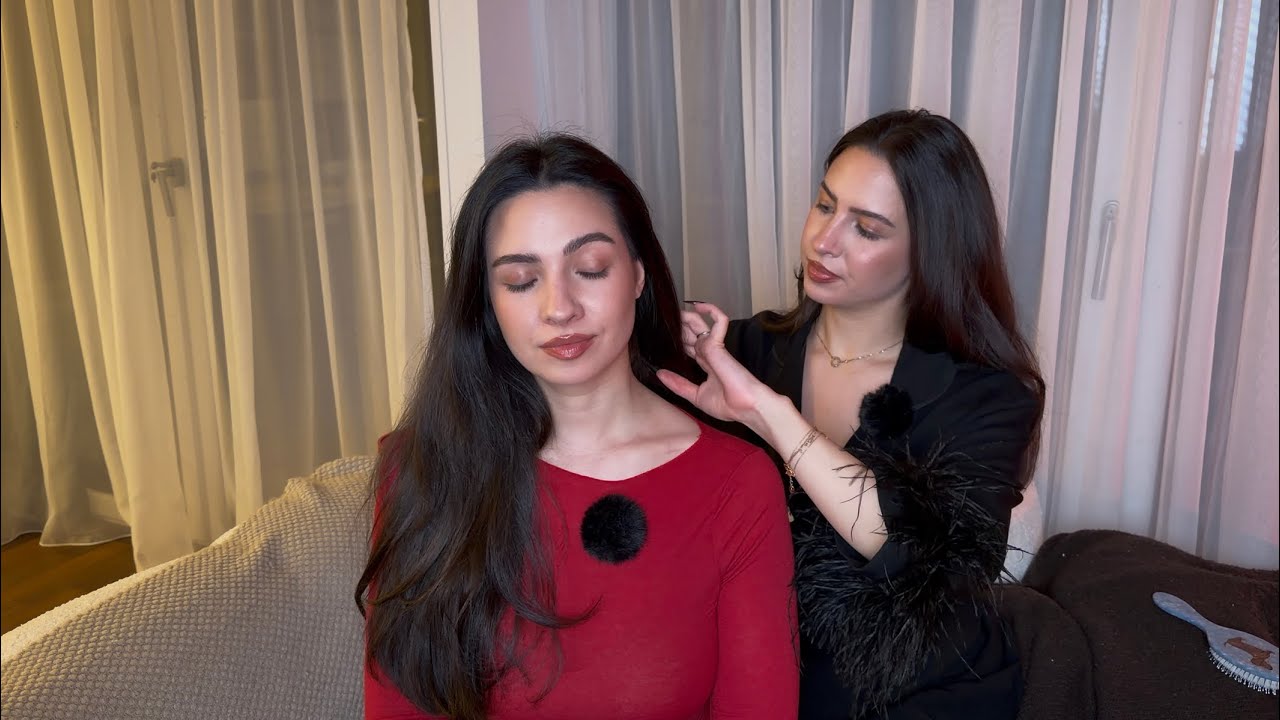 ASMR - Pampering My Twin Sister While Telling A Scary Story