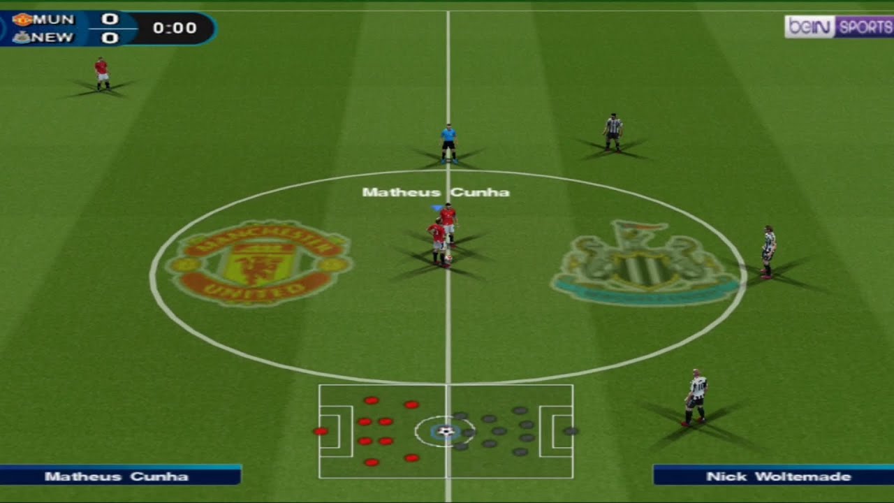 PES 2026 PS2 Manchester united vs Newcastle united 