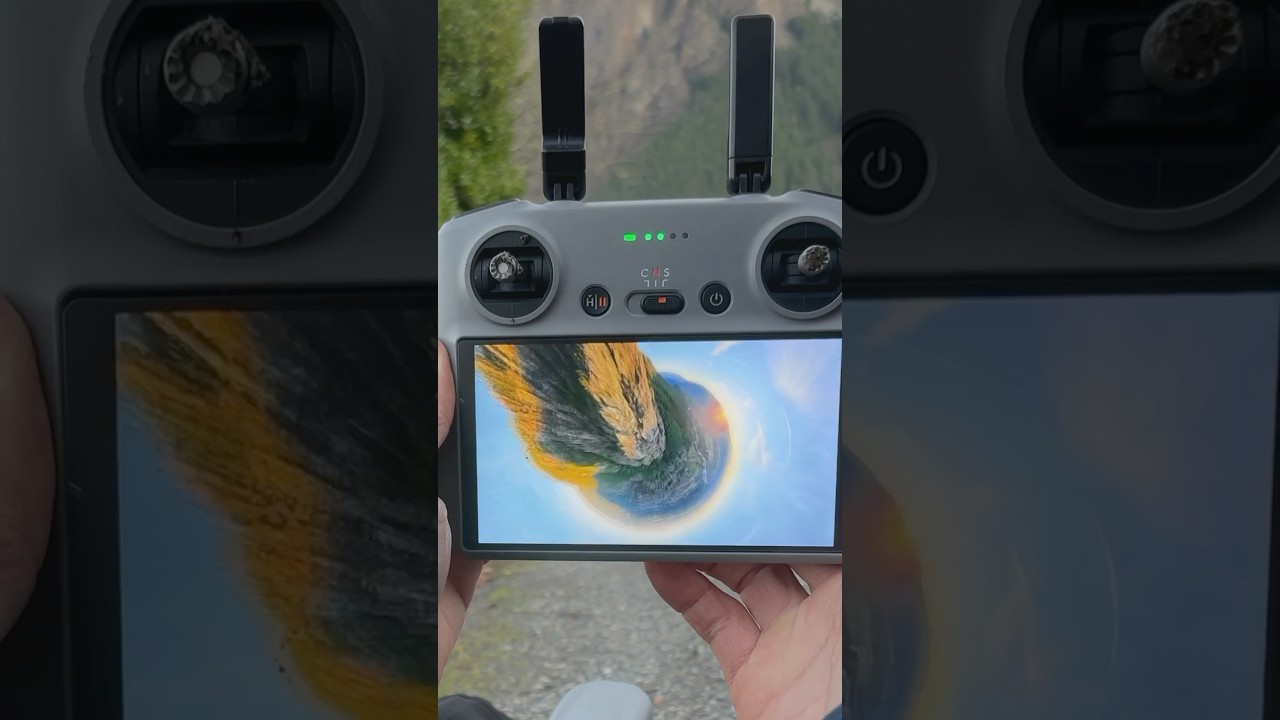 🔥DJI Air 3s: How to Tiny Planet! 🚀#dji #drone