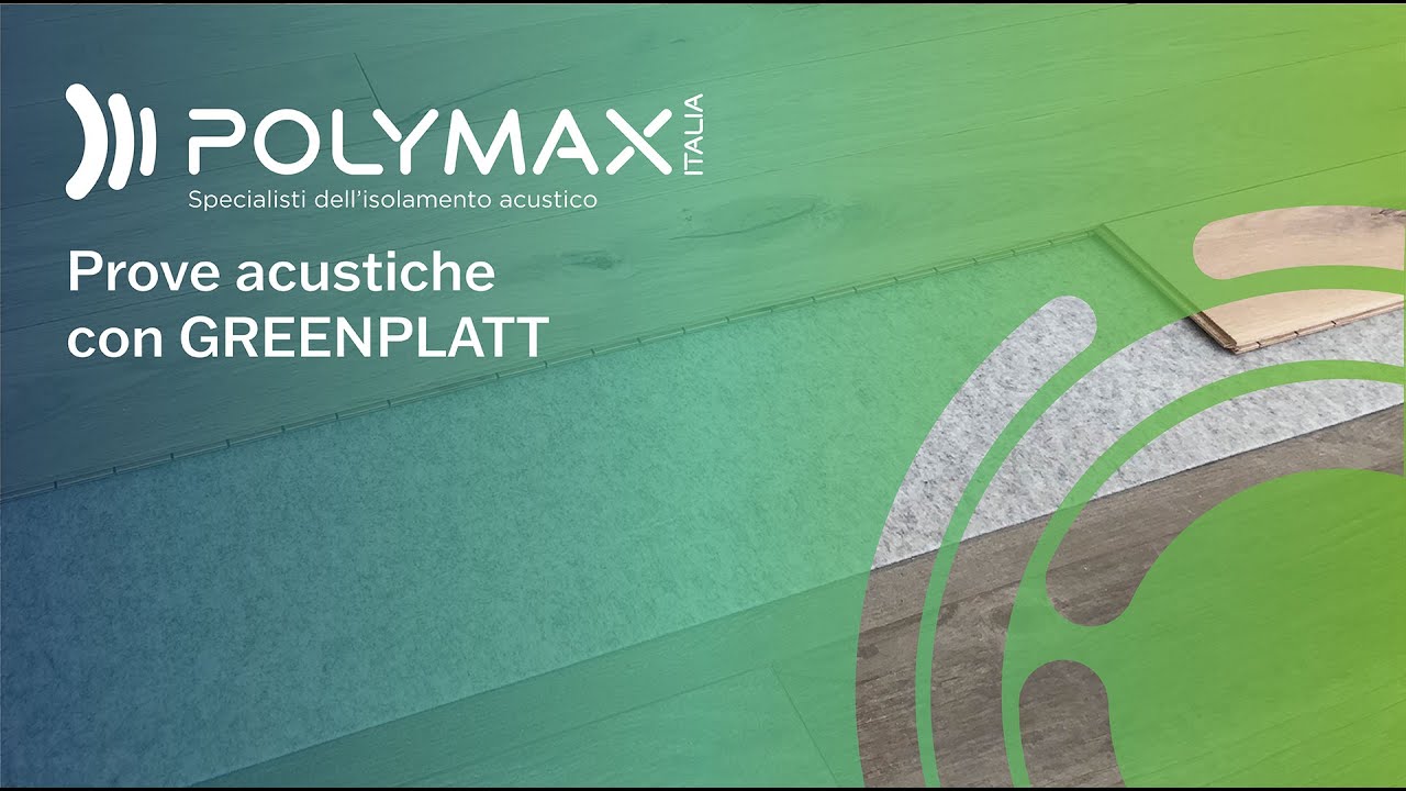 Isolamento acustico anticalpestio con Greenplatt incollato su pavimento esistente.