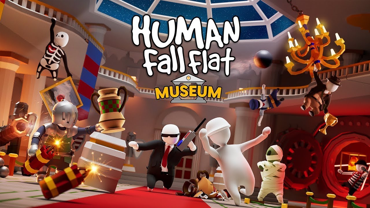 Human Fall Flat - НОВЫЙ УРОВЕНЬ «МУЗЕЙ» [24 серия]