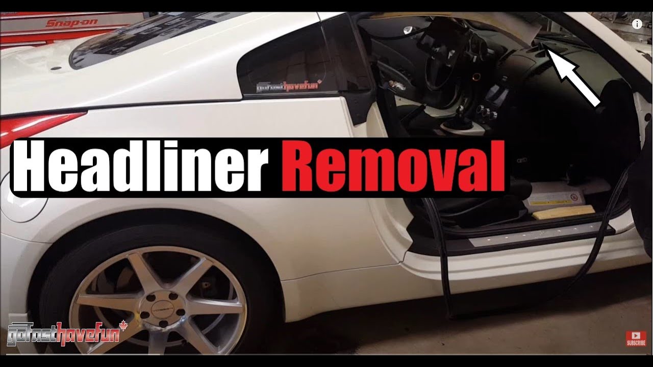 Tips for Removing the Nissan 350Z Headliner | AnthonyJ350