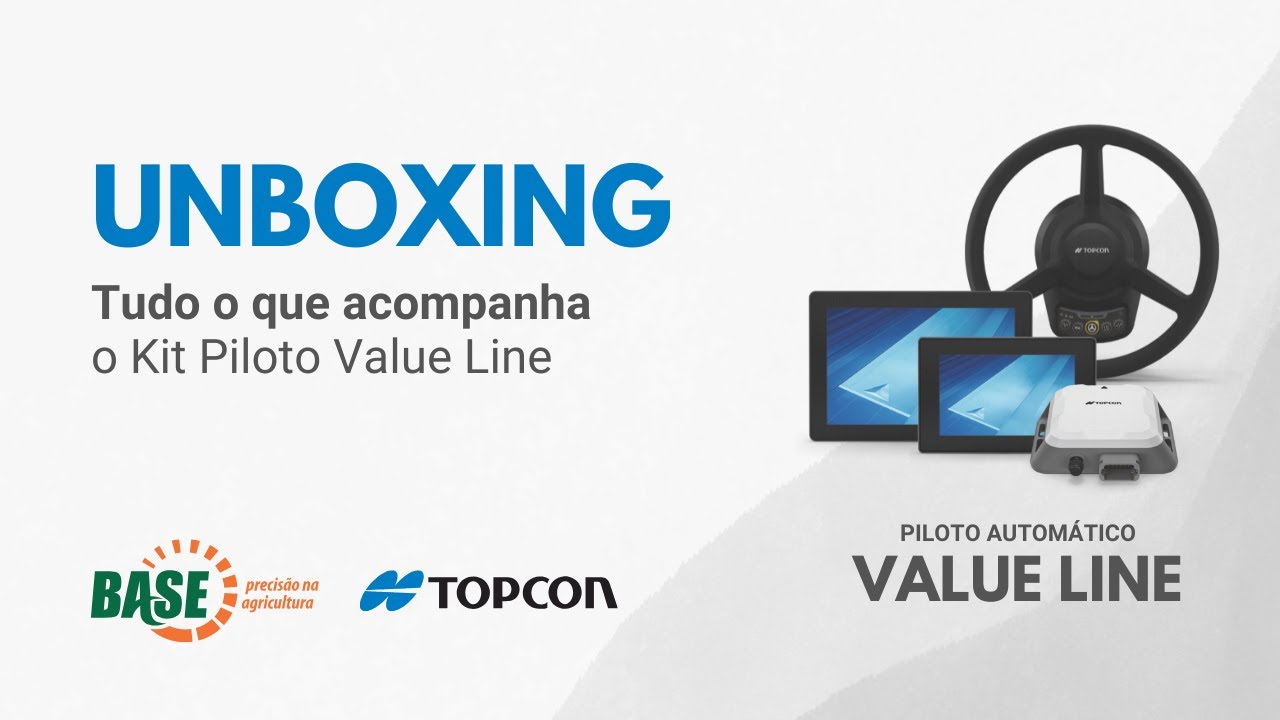 Unboxing do Piloto Automático Value Line da Topcon | Base Precisão na Agricultura