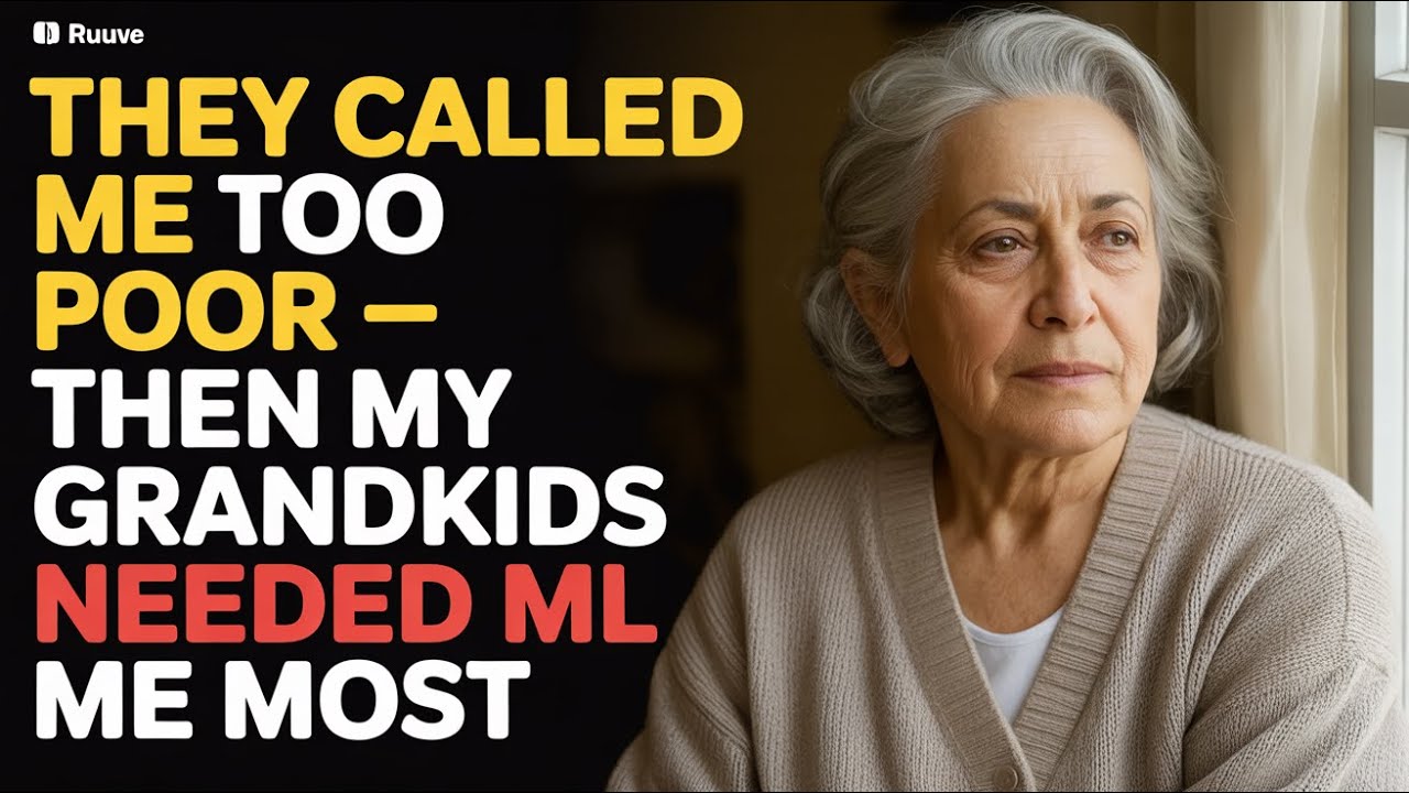 After 7 long years of being told I was 'too poor', a hidden bond with my grandkids was unexpecte...