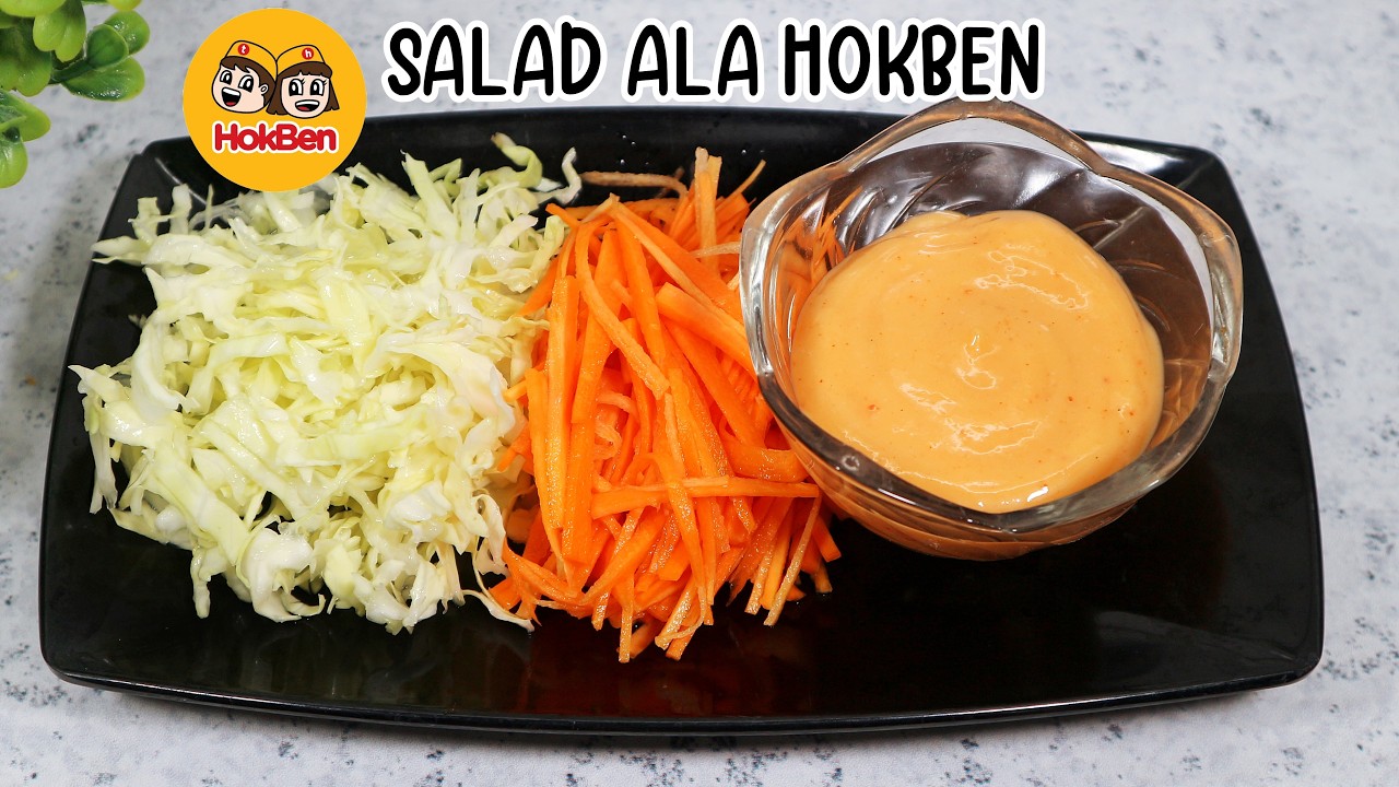 RESEP SALAD ALA HOKBEN. MUDAH DAN SEGAR!