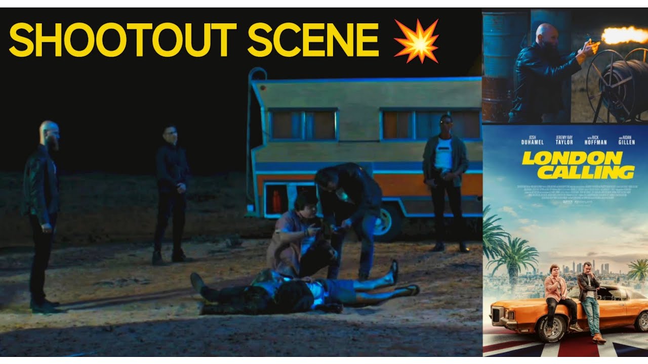 LONDON CALLING SHOOTOUT SCENE 🇿🇦⚡💥 #movie #action #stunt 