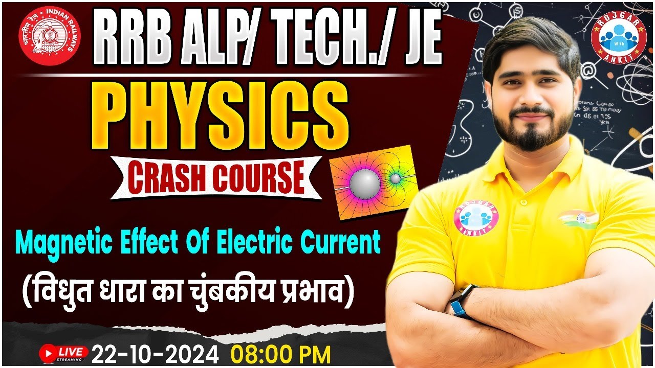 RRB ALP, Technician Science | Magnetic Effect of Electric Current Class | Physics For Railway Exams
