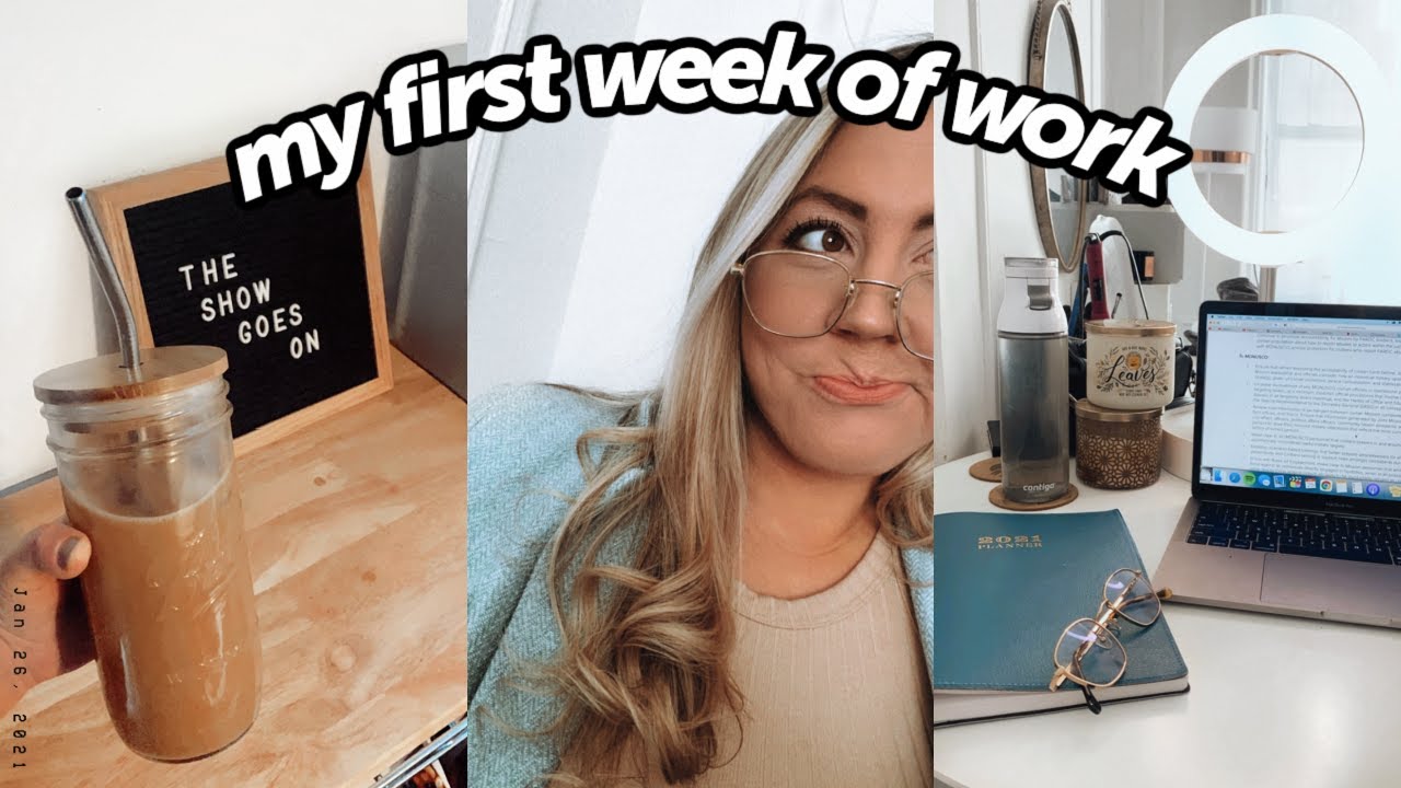 NYC Work Week in my life: First Week of my 9-5 + Packing to MOVE!