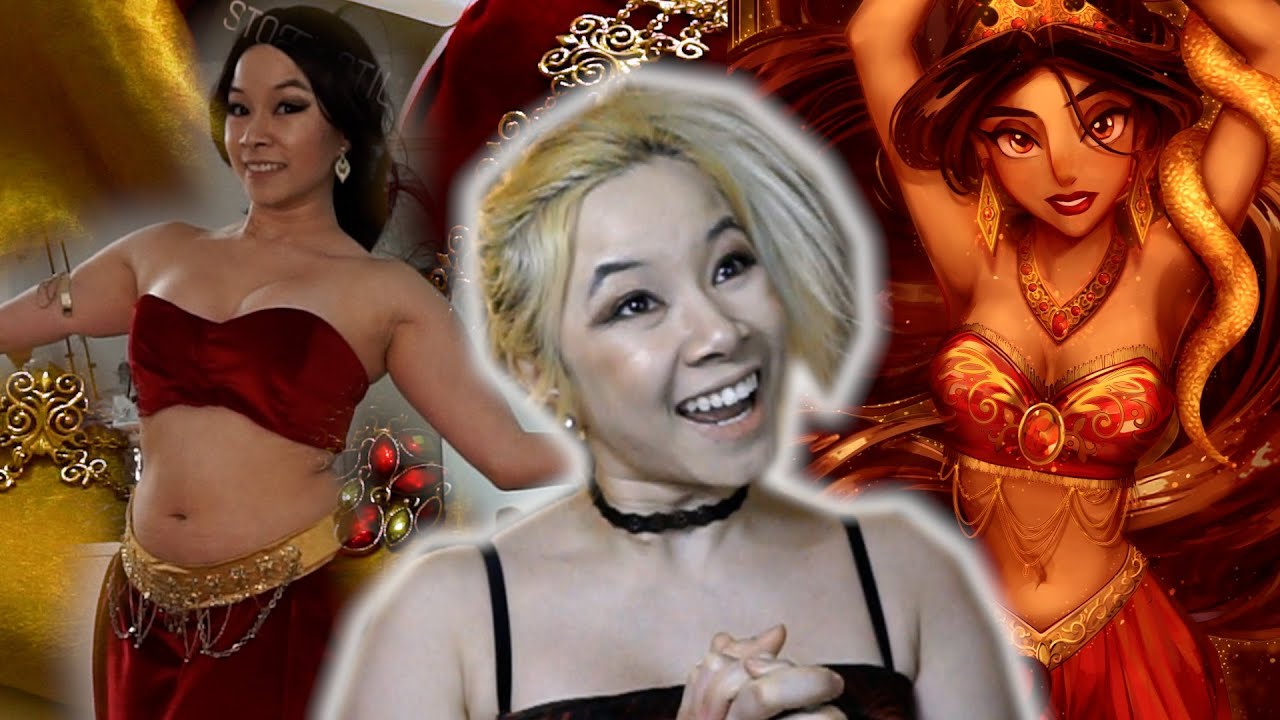 Making Princess Jasmine's Red Jafar Costume from Disney's Aladdin