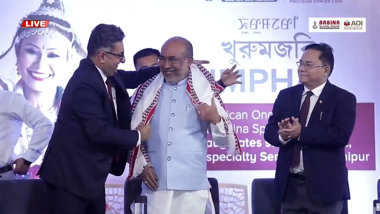 Opening Ceremony of the state-of-the-art || Live from Babina Onocology Hospital, Imphal