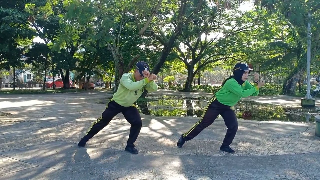 latihan Fung U Long V , di Taman Tepian Samarinda 25 April 2022